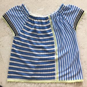 Lisa Todd Light weight fringed sweater top